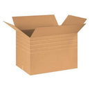 MDHD302020 Heavy-Duty Multi-Depth Corrugated Cardboard Box 30" L x 20" W x 20" H, Kraft, for Shipping, Packing and Moving (Pack of 10)