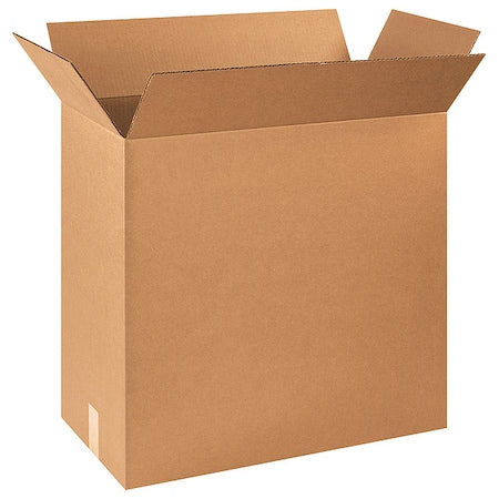 Corrugated Cardboard Shipping and Mailing Boxes, 24" L x 12" W x 24" H, Brown/Kraft, Easy-to-Assemble, Great for Small Businesses (Pack of 10)