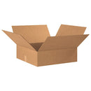 Corrugated Cardboard Shipping and Mailing Boxes, 20" L x 20" W x 6" H, Brown/Kraft, Easy-to-Assemble, Great for Small Businesses (Pack of 15)