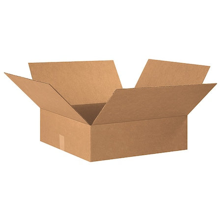 Corrugated Cardboard Shipping and Mailing Boxes, 20" L x 20" W x 6" H, Brown/Kraft, Easy-to-Assemble, Great for Small Businesses (Pack of 15)
