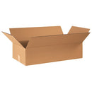 24x12x6 Flat Corrugated Boxes, Flat, 24L x 12W x 6H, Pack of 20 | Shipping, Packaging, Moving, Storage Box for Home or Business, Strong Wholesale Bulk Boxes