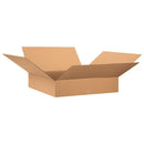 Corrugated Cardboard Shipping and Mailing Boxes, 28" L x 28" W x 6" H, Brown/Kraft, Easy-to-Assemble, Great for Small Businesses (Pack of 10)