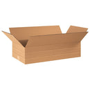 Corrugated Cardboard Multi-Depth Shipping and Mailing Boxes, 24" L x 12" W x 6" H, Brown/Kraft, Easy-to-Assemble, Great for Small Businesses (Pack of 20)