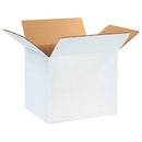 1288W Corrugated Cardboard Box 12" L x 8" W x 8" H, White, for Shipping, Packing and Moving (Pack of 25)