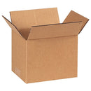 Corrugated Cardboard Shipping and Mailing Boxes, 7" L x 5" W x 5" H, Brown/Kraft, Easy-to-Assemble, Great for Small Businesses (Pack of 25)