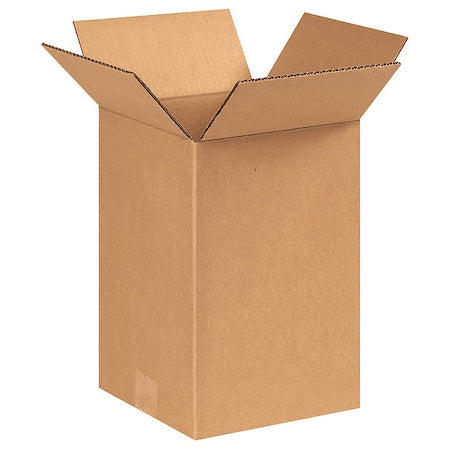 Corrugated Cardboard Shipping and Mailing Boxes, 8" L x 8" W x 12" H, Brown/Kraft, Easy-to-Assemble, Great for Small Businesses (Pack of 25)