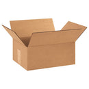1295100PK Corrugated Boxes, 12" L x 9" W x 5" H, Kraft, 100 Pack