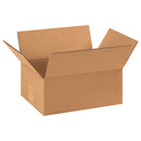 Recyclable Corrugated Cardboard Boxes, 11 3/4" L x 8 3/4" W x 4 3/4" H, Brown/Kraft, Eco-Friendly Packaging and Shipping Solution (Pack of 25)