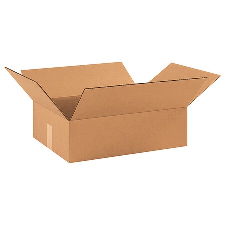 Recyclable Corrugated Cardboard Boxes, 17 1/2" L x 12" W x 3" H, Brown/Kraft, Eco-Friendly Packaging and Shipping Solution (Pack of 25)