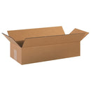 Recyclable Corrugated Cardboard Boxes, 20" L x 8" W x 4" H, Brown/Kraft, Eco-Friendly Packaging and Shipping Solution (Pack of 25)