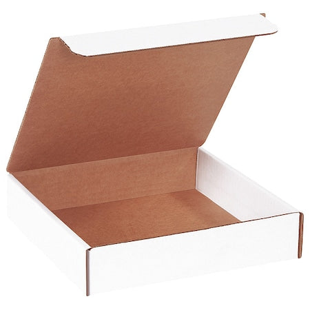 White Literature Mailing Boxes, 9 x 9 x 2 Inches, Pack of 50, Crush-Proof, for Shipping, Mailing and Storing, Oyster White