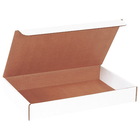 White Literature Mailing Boxes, 14 1/8 x 8 3/4 x 2 Inches, Pack of 50, Crush-Proof, for Shipping, Mailing and Storing