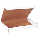 White Corrugated Cardboard Literature Mailer Box, 19" L x 12" W x 2 1/2" H, Pack of 50, Crush-Proof, for Shipping and Mailing UPS, USPS and FedEx