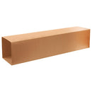 T101048INNER Telescoping Corrugated Cardboard Box 10" L x 10" W x 48" H, Kraft, For Shipping, Packing and Moving (Pack of 20)