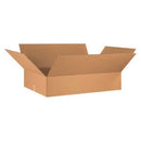36248 Flat Corrugated Cardboard Box 36" L x 24" W x 8" H, Kraft, for Shipping, Packing and Moving (Pack of 10)