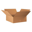 22x22x8 Flat Corrugated Boxes, Flat, 22L x 22W x 8H, Pack of 15 | Shipping, Packaging, Moving, Storage Box for Home or Business, Strong Wholesale Bulk Boxes