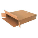 24524FOL Side Loading Corrugated Cardboard Box 24" L x 5" W x 24" H, Kraft, for Shipping, Packing and Moving (Pack of 25)