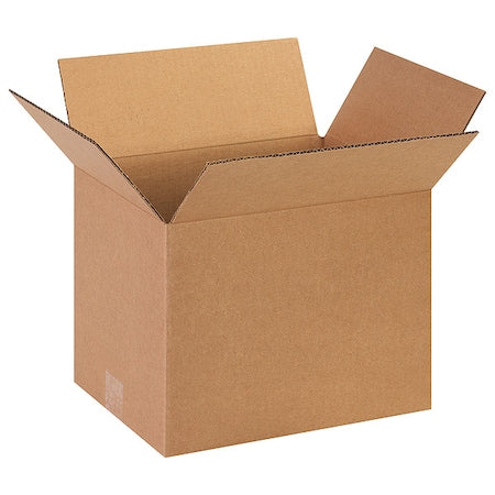 Corrugated Cardboard Shipping and Mailing Boxes, 13" L x 10" W x 10" H, Brown/ Kraft, Easy-to-Assemble, Great for Small Businesses (Pack of 25)