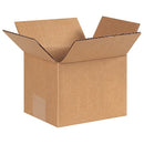 Brown Kraft Corrugated Cardboard Mailing Boxes, 6 x 5 x 4 Inches, Pack of 50, Crush-Proof, for Shipping, Mailing and Storing