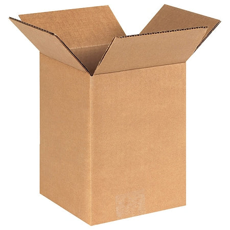 Corrugated Cardboard Shipping and Mailing Boxes, 6" L x 6" W x 8" H, Brown/Kraft, Easy-to-Assemble, Great for Small Businesses (Pack of 25)