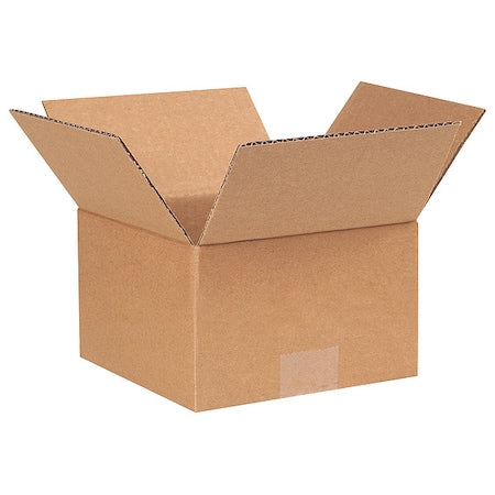 Corrugated Cardboard Shipping and Mailing Boxes, 7" L x 7" W x 4" H, Brown/Kraft, Easy-to-Assemble, Great for Small Businesses (Pack of 25)