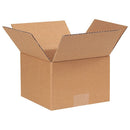 775 Corrugated Cardboard Box 7" L x 7" W x 5" H, Kraft, for Shipping, Packing and Moving (Pack of 25)