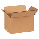 Brown Kraft Corrugated Cardboard Mailing Boxes, 8 x 5 x 4 Inches, Pack of 50, Crush-Proof, for Shipping, Mailing and Storing (M854K)