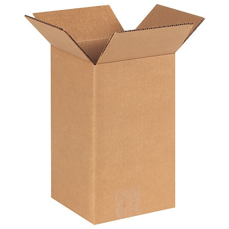 Long Boxes 6"L x 6"W x 10"H (25-Pack) Tall Corrugated Cardboard Box for Shipping, Packaging, Moving, Storage Box, Home or Business Strong Wholesale Bulk Boxes