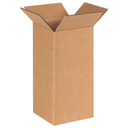 Long Boxes 6"L x 6"W x 12"H (25-Pack) Tall Corrugated Cardboard Box for Shipping, Packaging, Moving, Storage Box, Home or Business Strong Wholesale Bulk Boxes