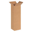 6620 Tall Corrugated Cardboard Box 6" L x 6" W x 20" H, Kraft, for Shipping, Packing and Moving (Pack of 25)