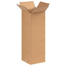 8820 Tall Corrugated Cardboard Box 8" L x 8" W x 20" H, Kraft, for Shipping, Packing and Moving (Pack of 25)