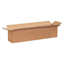 Corrugated Cardboard Shipping and Mailing Boxes, 18" L x 4" W x 4" H, Brown/Kraft, Easy-to-Assemble, Great for Small Businesses (Pack of 25)