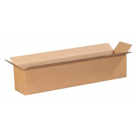 Corrugated Cardboard Shipping and Mailing Boxes, 20" L x 4" W x 4" H, Brown/Kraft, Easy-to-Assemble, Great for Small Businesses (Pack of 25)