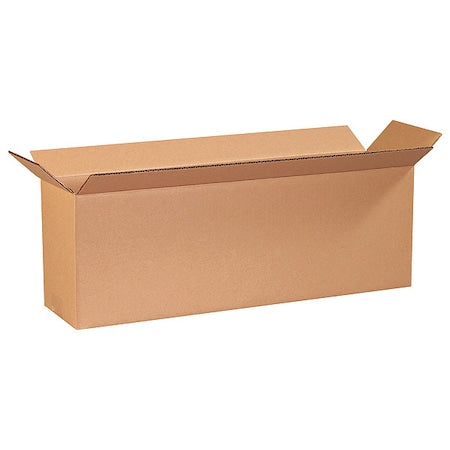 Corrugated Cardboard Shipping and Mailing Boxes, 24" L x 6" W x 8" H, Brown/Kraft, Easy-to-Assemble, Great for Small Businesses (Pack of 25)