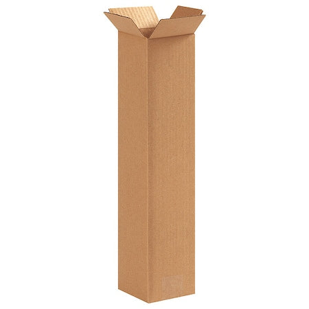Long Boxes 4"L x 4"W x 18"H (25-Pack) Tall Corrugated Cardboard Box for Shipping, Packaging, Moving, Storage Box, Home or Business Strong Wholesale Bulk Boxes