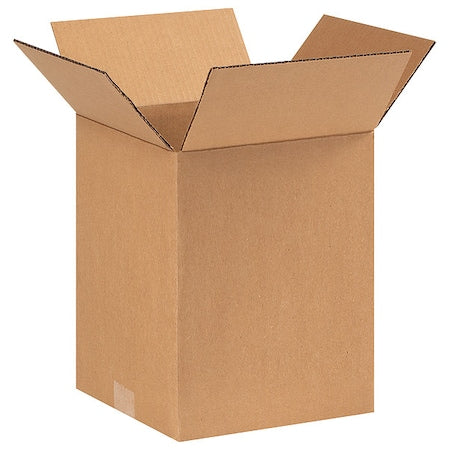 Corrugated Cardboard Shipping and Mailing Boxes, 9" L x 9" W x 11" H, Brown/Kraft, Easy-to-Assemble, Great for Small Businesses (Pack of 25)