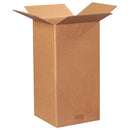 9918 Tall Corrugated Cardboard Box 9" L x 9" W x 18" H, Kraft, For Shipping, Packing and Moving (Pack of 25)