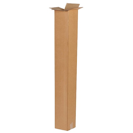Recycled Corrugated Cardboard Boxes, 4" L x 4" W x 40" H, Brown/Kraft, Contains 15%-100% Recycled Content (Pack of 25)