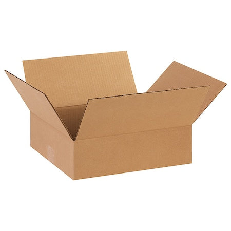 Recyclable Corrugated Cardboard Boxes, 14" L x 12" W x 4" H, Brown/Kraft, Eco-Friendly Packaging and Shipping Solution (Pack of 25)