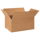 18129 Corrugated Cardboard Box 18 1/2" L x 12 1/2" W x 9" H, Kraft, for Shipping, Packing and Moving (Pack of 25)