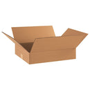 Corrugated Cardboard Moving Boxes, Medium, 18" L x 14" W x 4" H, Brown/Kraft, Ideal for Packing and Moving Household Items (Pack of 25)