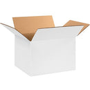 Corrugated Cardboard Shipping and Mailing Boxes, 12" L x 10" W x 8" H, White, Easy-to-Assemble, Great for Small Businesses (Pack of 25)