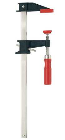 BESSEY 12 in Bar Clamp Wood Handle and 2 1/2 in Throat Depth