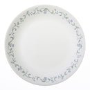 Periwinkle-blue blossoms and hearts embellish this dinner plate with petal-soft color. The lacy vines and classic coupe shape add a grace note to everyday meals and festive gatherings.

Nothing-else-like-it, triple-layer-strong glass highly resists chips