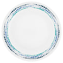 Make waves with this vibrant salad plate. Splashed with droplets of blue in three contemporary hues, it brings a fresh, updated look to the table.

Nothing-else-like-it, triple-layer-strong glass highly resists chips and cracks
Lightweight and easy to han