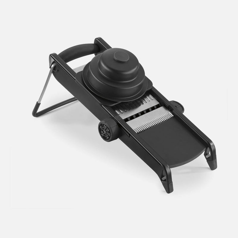 Cuisinart® mandolines feature ultra-sharp stainless steel blades made with the same precision technology used to forge our legendary food processor blades. Offering up to 4 different cutting options, precision thickness adjusters, accessory tools that saf
