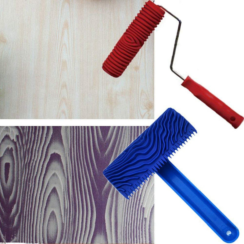 SK822-Art  Texture Paint Printing Tool Wood Grainer