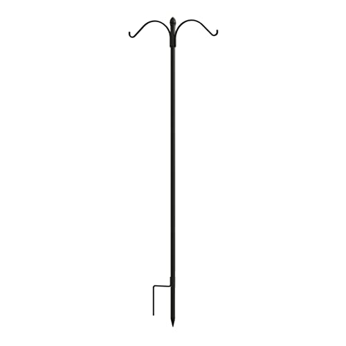CCC-Panacea 84690 Double Shepherd's Hook Kit, Black, 7'