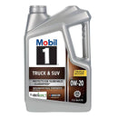 WL01 Mobil 1 5 Quart 0W-20 Truck and SUV Full Synthetic Motor Oil
