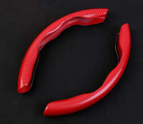 SK746-Carbon Fiber Pattern Car Steering Wheel Cover